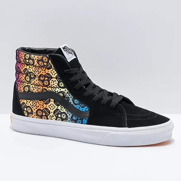 👣Unisex see Size chart Attention "VANS SK8-Hi Día De Los Muertos Sk8 Snezkers - Picture 3 of 11